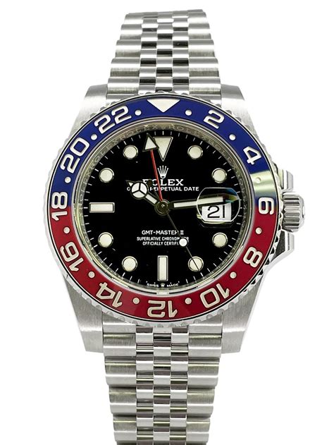 rolex gmt master ii pepsi stainless steel price|Rolex gmt Pepsi bezel.